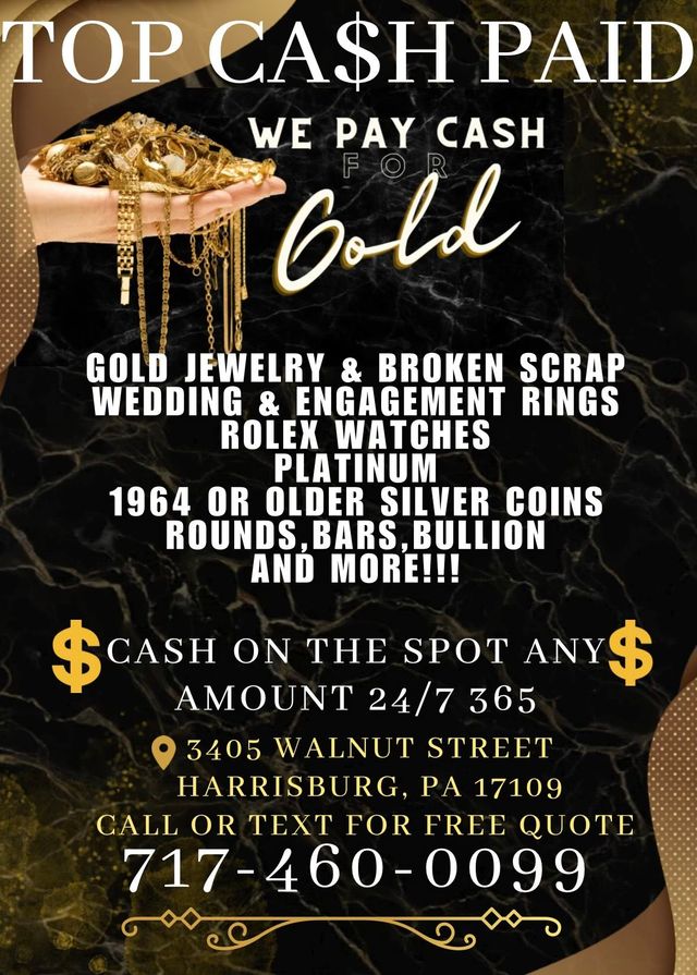 Coins, Jewelry, Gold Buyers - Camp Hill, PA